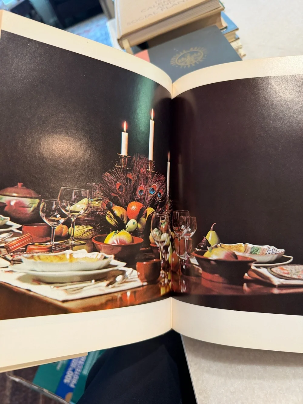 Vintage hardcover cookbook